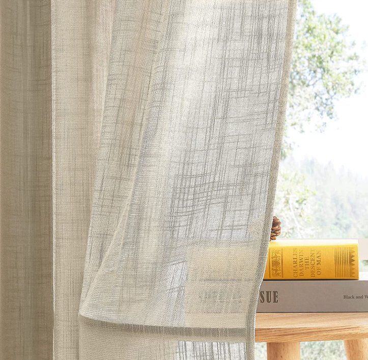 Tende: Vorhänge Leinenoptik 2er-Set BxH 140x160cm – Nuovo e nell'imballaggio originale da Adlikon b.Regensdorf venduto da MK-VORHANGSERVICE 2