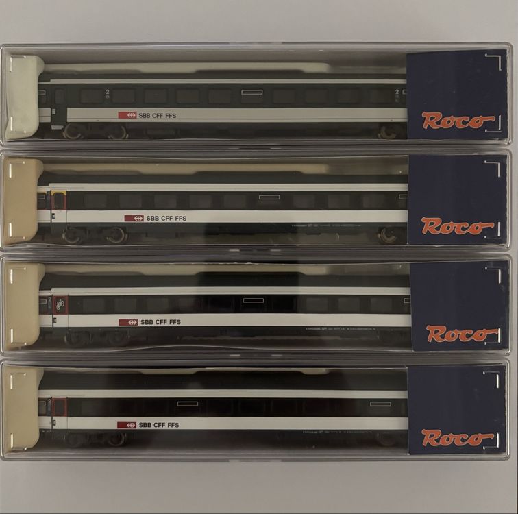 Roco SBB CFF FFS Wagen Set, 4-teilig, N, Neuwertig (Gebraucht) in ...