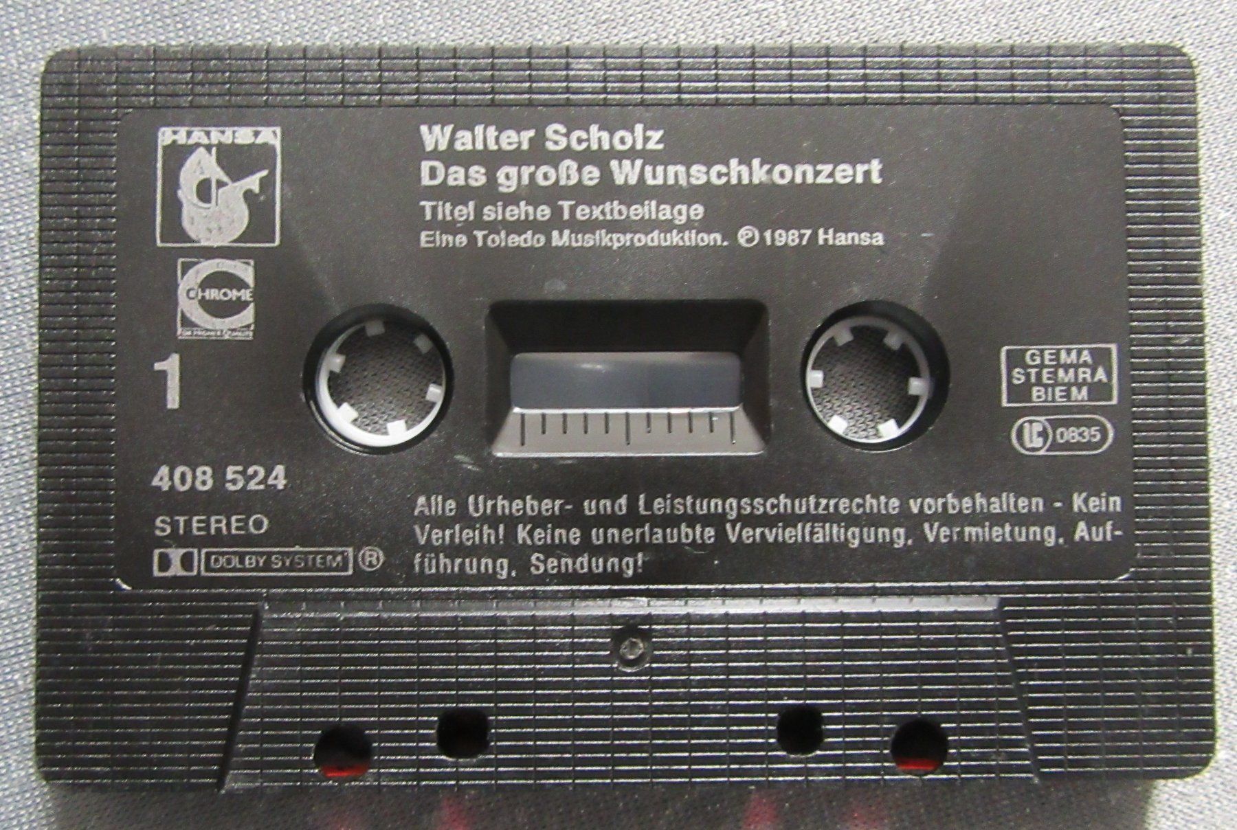 Kompaktkassetten: 2 Musikkassetten - Walter Scholz - ab CHF 1.00 – Gebraucht aus Auenstein von Padabimbim 2