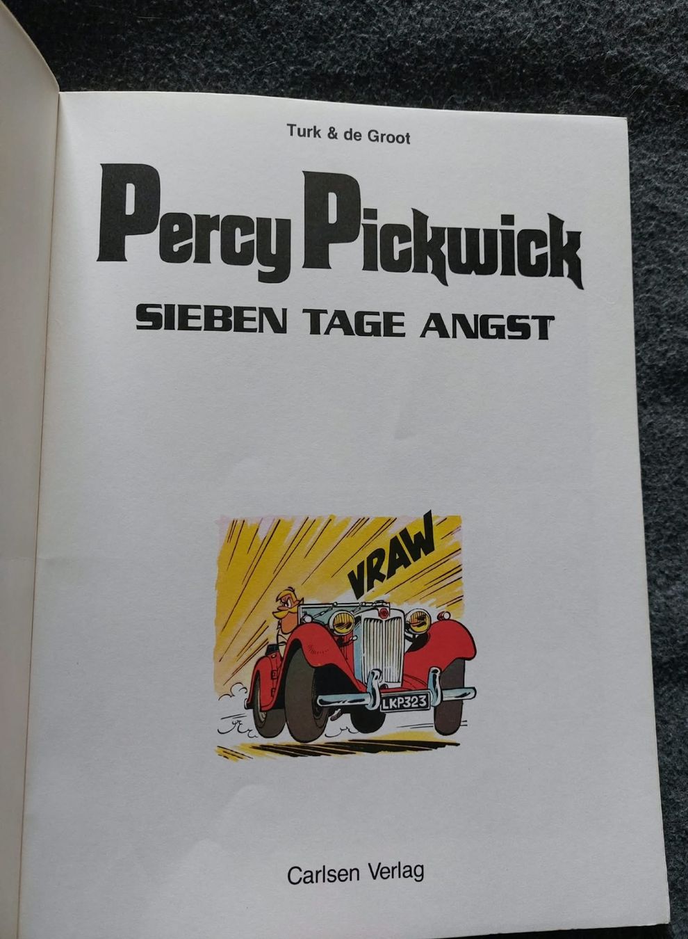 Fumetti: Comics - Percy Pickwick. Sieben Tage Angst. Carlsen Comics – Usato da Urtenen-Schönbühl venduto da Kahru 2