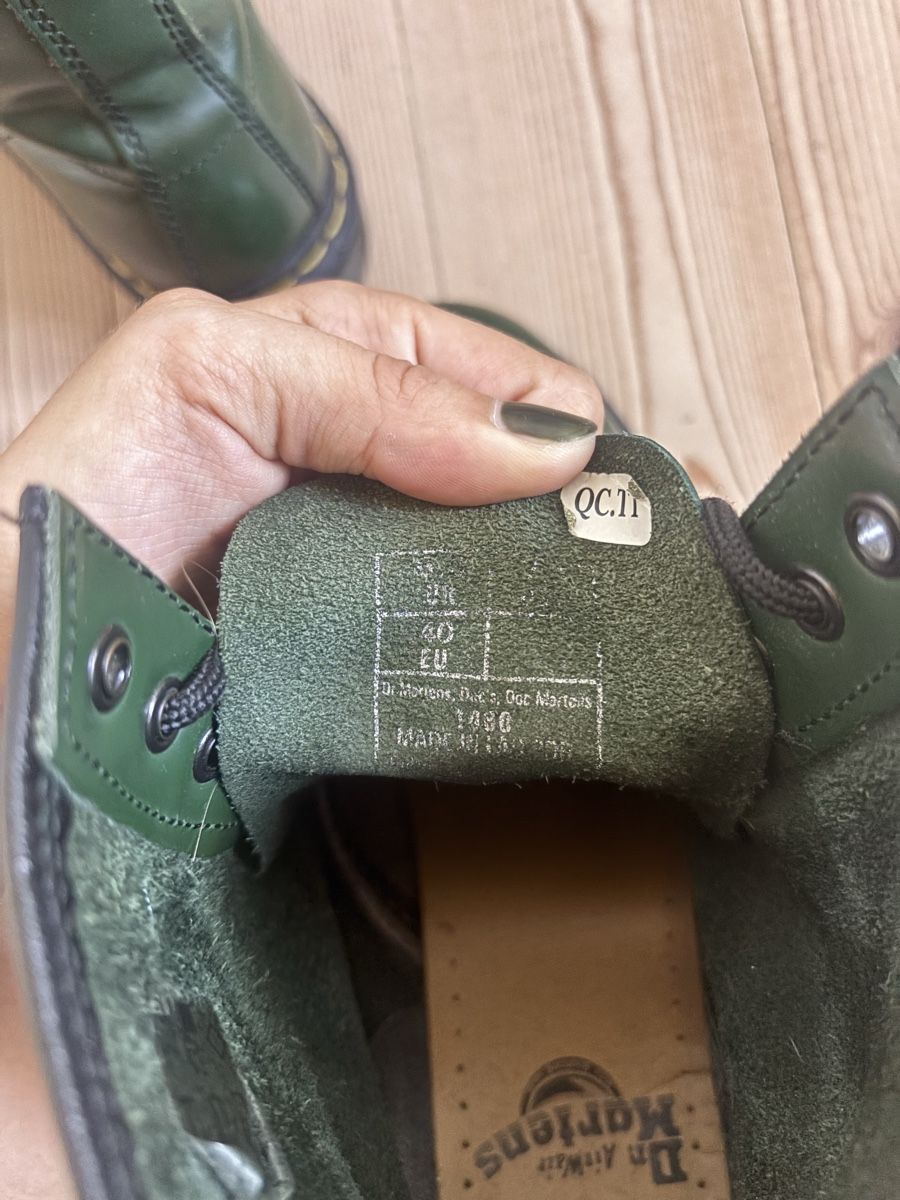Dr. Martens Scarpe da uomo: Dr. Martens 1460 Stiefel Grösse 40 grün – Usato da Stans venduto da lin_psv7 3
