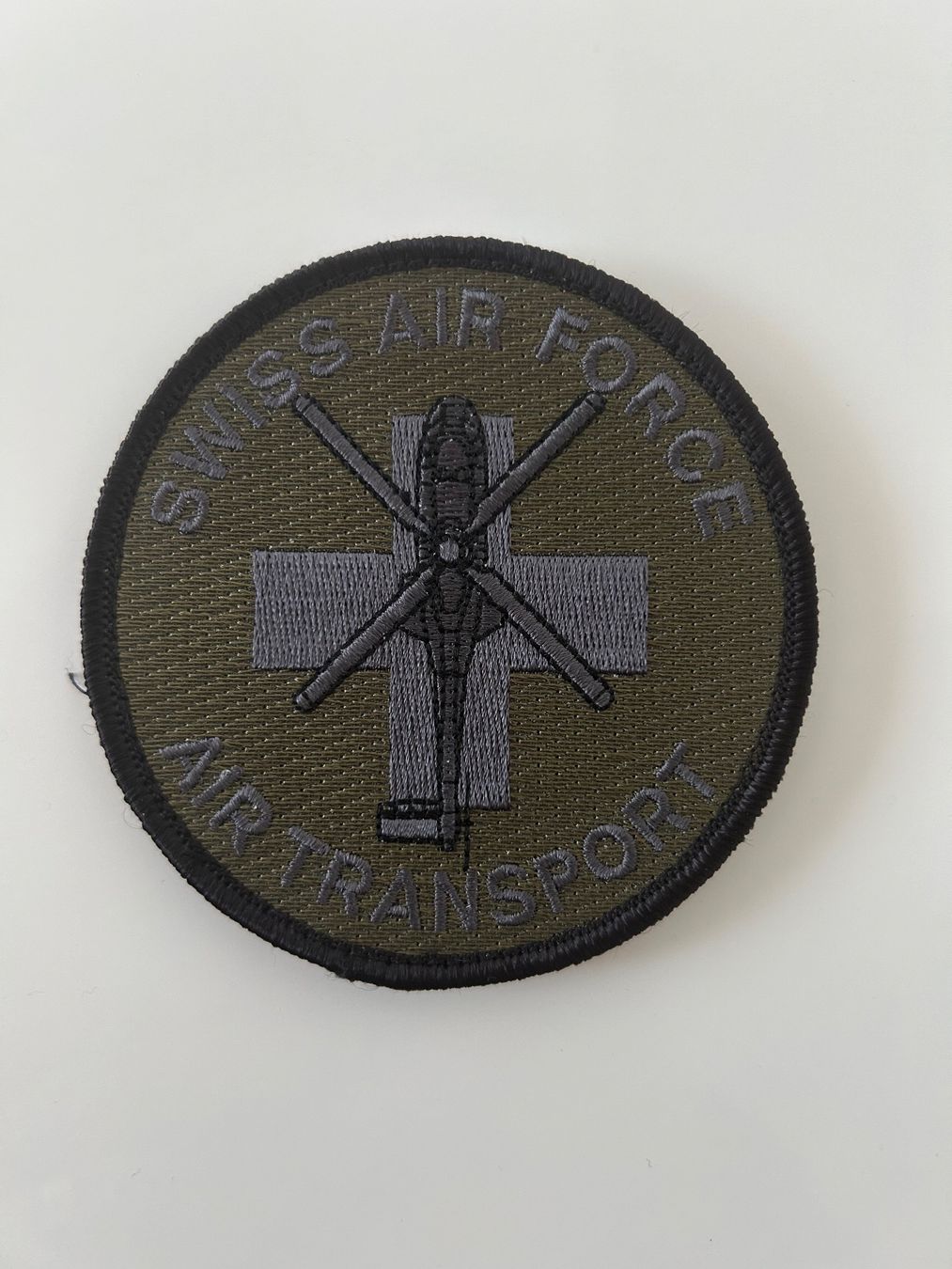 Schweizer Armee Patches: Schweizer Luftwaffe Air Transport Patch / Aufnäher – Gebraucht aus Hausen am Albis von MACV62
