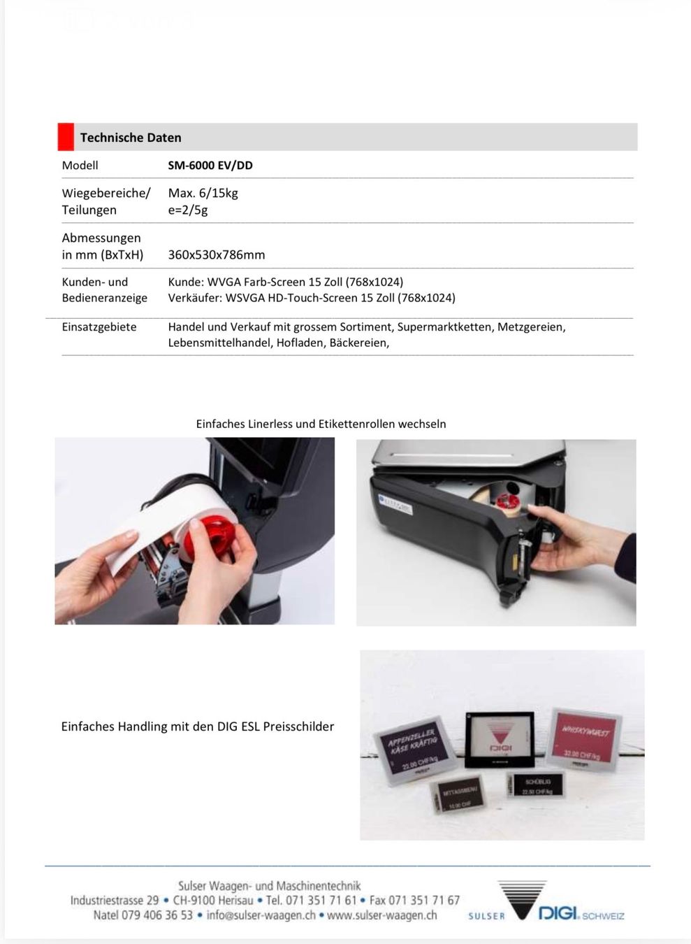 Accessori da laboratorio: Sulser Ladenwaage – Usato da Vorderthal venduto da stefaniemaechler 6
