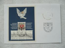 1995 FDC Block Basler Taube SBK W79