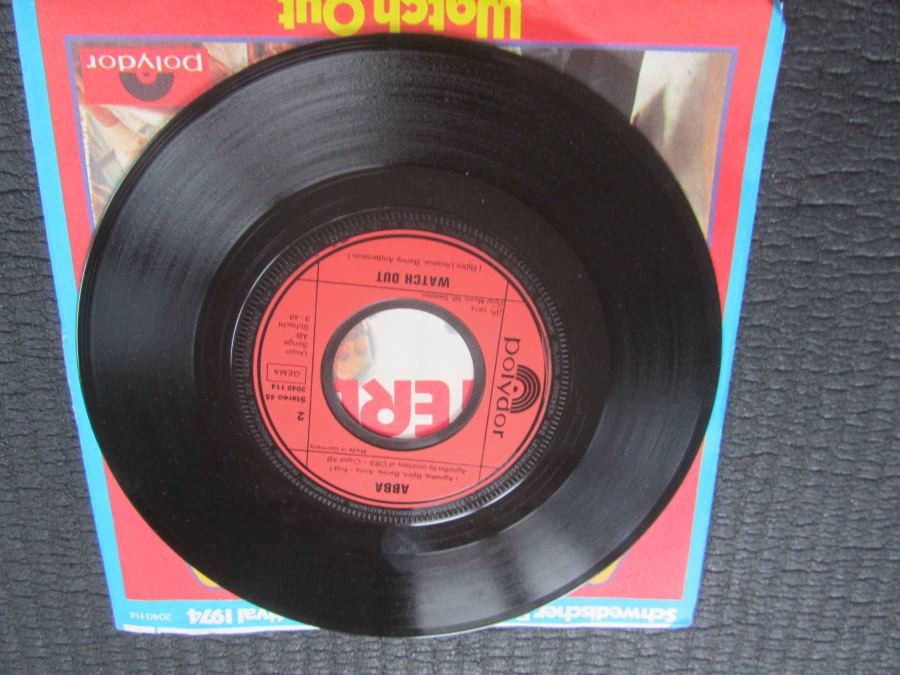 Dischi in vinile: ABBA - Waterloo Single Schallplatte 1974                /cbl – Usato da Seengen venduto da mikelele 2