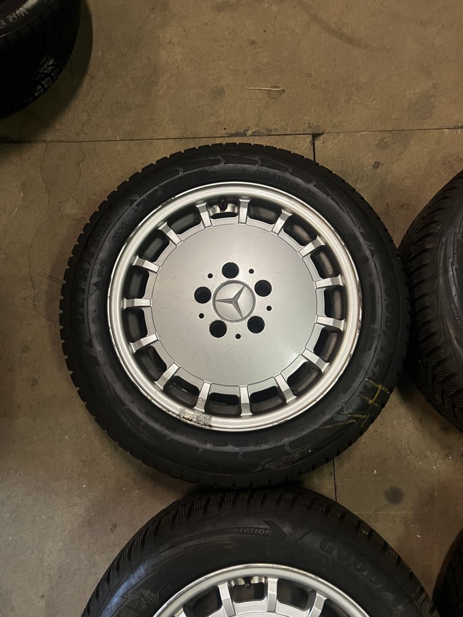 Mercedes-Benz Felgen: Mercedes Benz Gullideckel Felgen 8x16 ET34 – Gebraucht aus Full-Reuenthal von MB.52 4