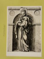 AK mit Kunst von H. Holbein / Madonna mit Kind