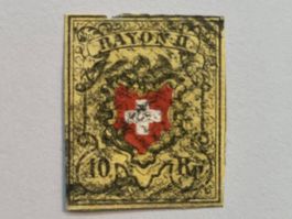 1850 Rayon II ZNr. 16II ohne Kreuzeinfassung