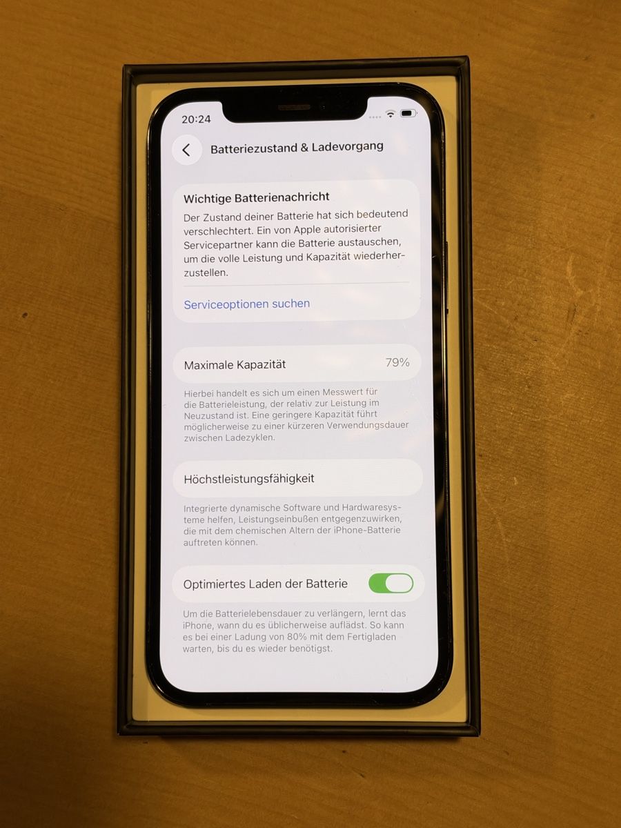 Apple Handys / Smartphones: Apple iPhone 12 Pro 128 GB Graphit – Gebraucht aus Lenzburg von Degi 4
