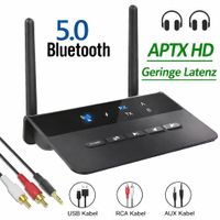 Bluetooth 5.0 Audio Adapter Sender Empfänger, 80m Reichweite