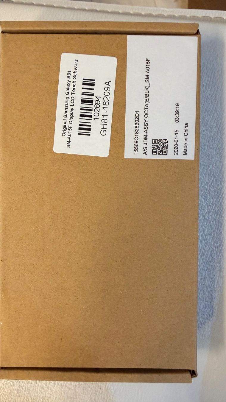 Monitore: Original Samsung Galaxy A01 Display – Neu und originalverpackt aus Birmensdorf ZH von aleforyou1982 2