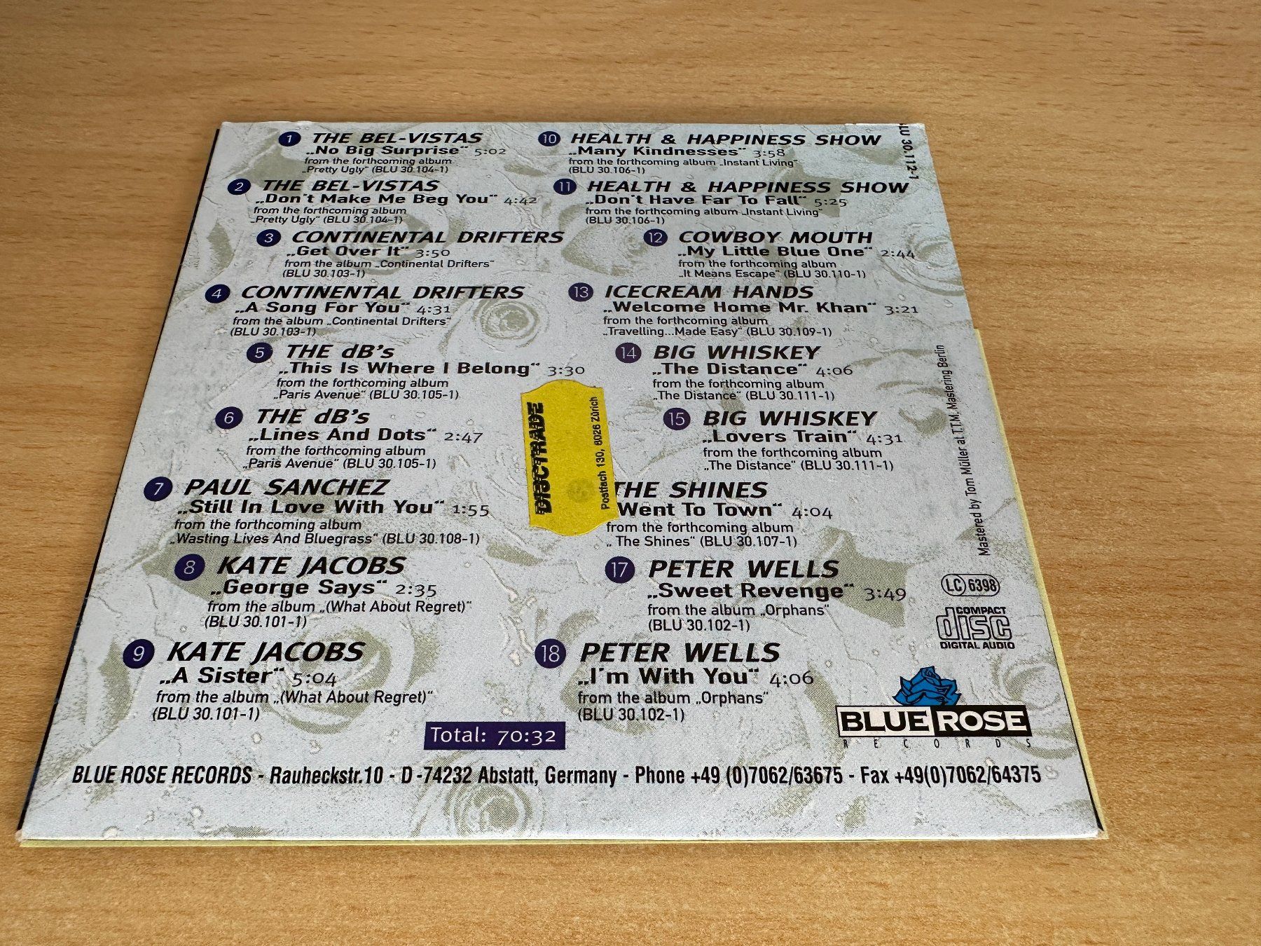 CD: Various – Blue Rose Collection – Usato da Rikon im Tösstal venduto da Alpenmutz 1