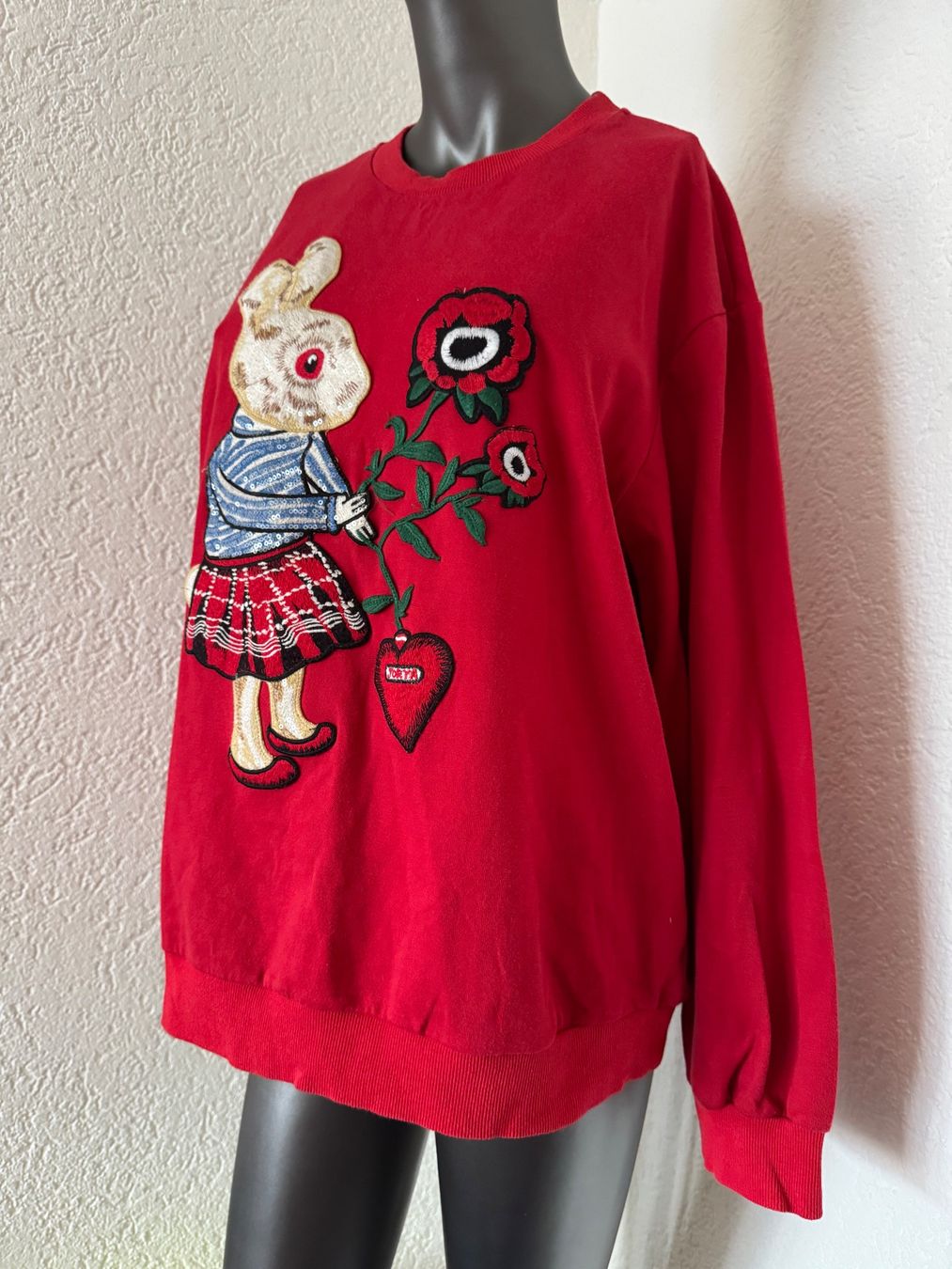 Maglioni & Felpe: Vintage Damen Pulli Pullover Hasen Motiv  Gr M L – Usato da Frenkendorf venduto da Style365 1