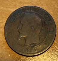 Pièce 5 Centimes Napoléon III 1855