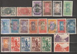 Dahomey Timbres Poste Afrique Occidentale Française lot