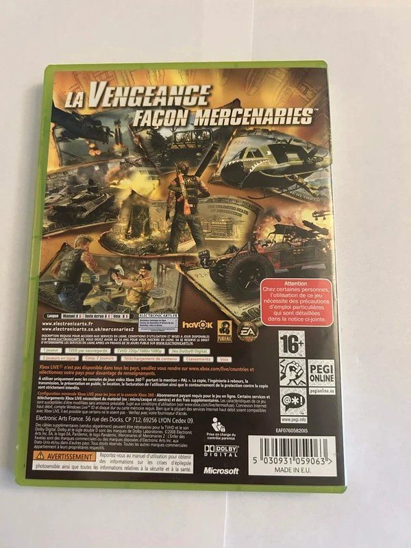 Microsoft Jeux: Mercenaries 2 – D'occasion à Charrat par LB_Toto 3