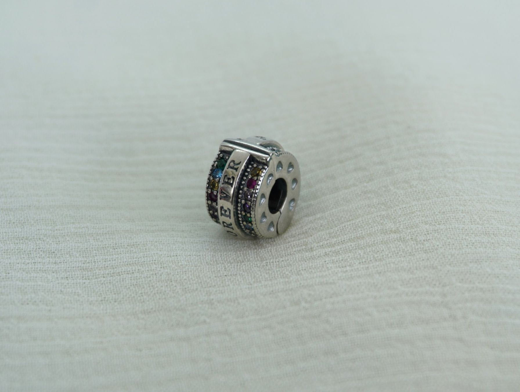 Ciondoli: Charm "forever" zu Pandora 925 Silber Clip – Nuovo (secondo la descrizione) da Niederbüren venduto da Fidi5