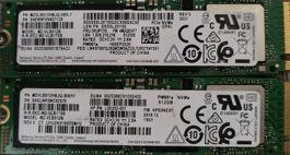 2×Samsung PM981a SSD M.2 NVMe 512GB