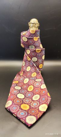 Neu, 100% Seide, Elegante Krawatte (Hand Made)