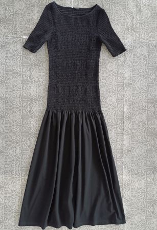 COS Kleid, schwarz, Grösse XS, Kurzarm, Sommer-Look!