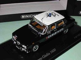 Alfa Roméo Giulia 1600 1970 CARABINIERI * Minichamps 1:43