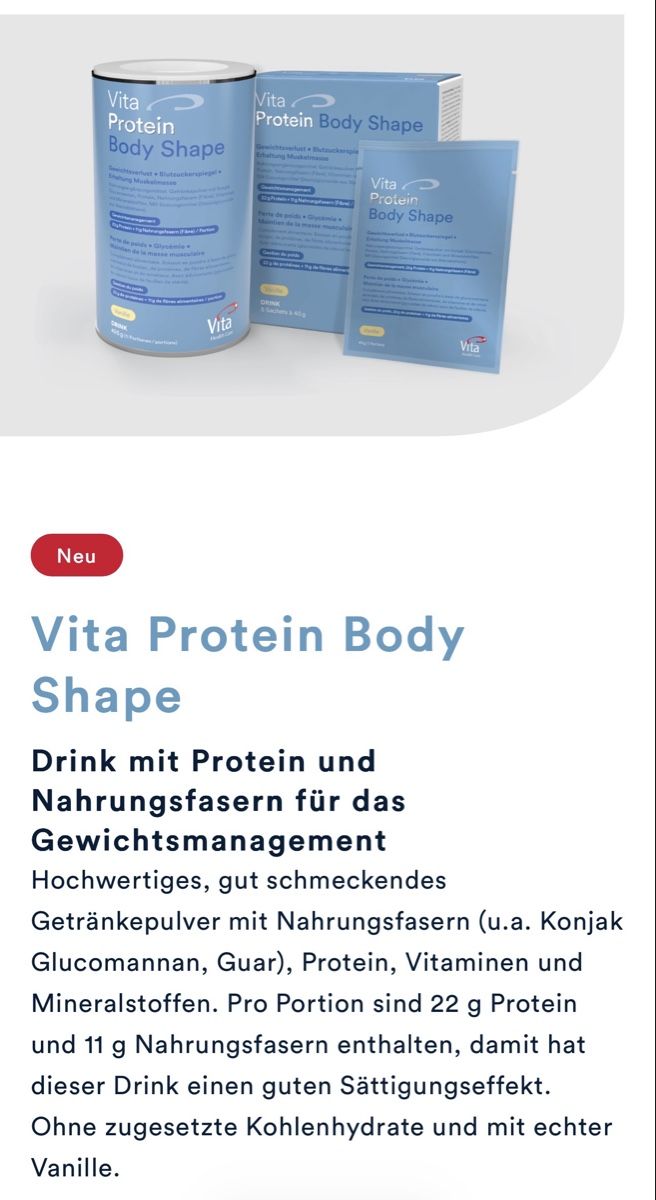 Cibi & Specialità: Vita Protein complex / 12 Sachets – Nuovo e nell'imballaggio originale da Bern venduto da Boerns11777 1