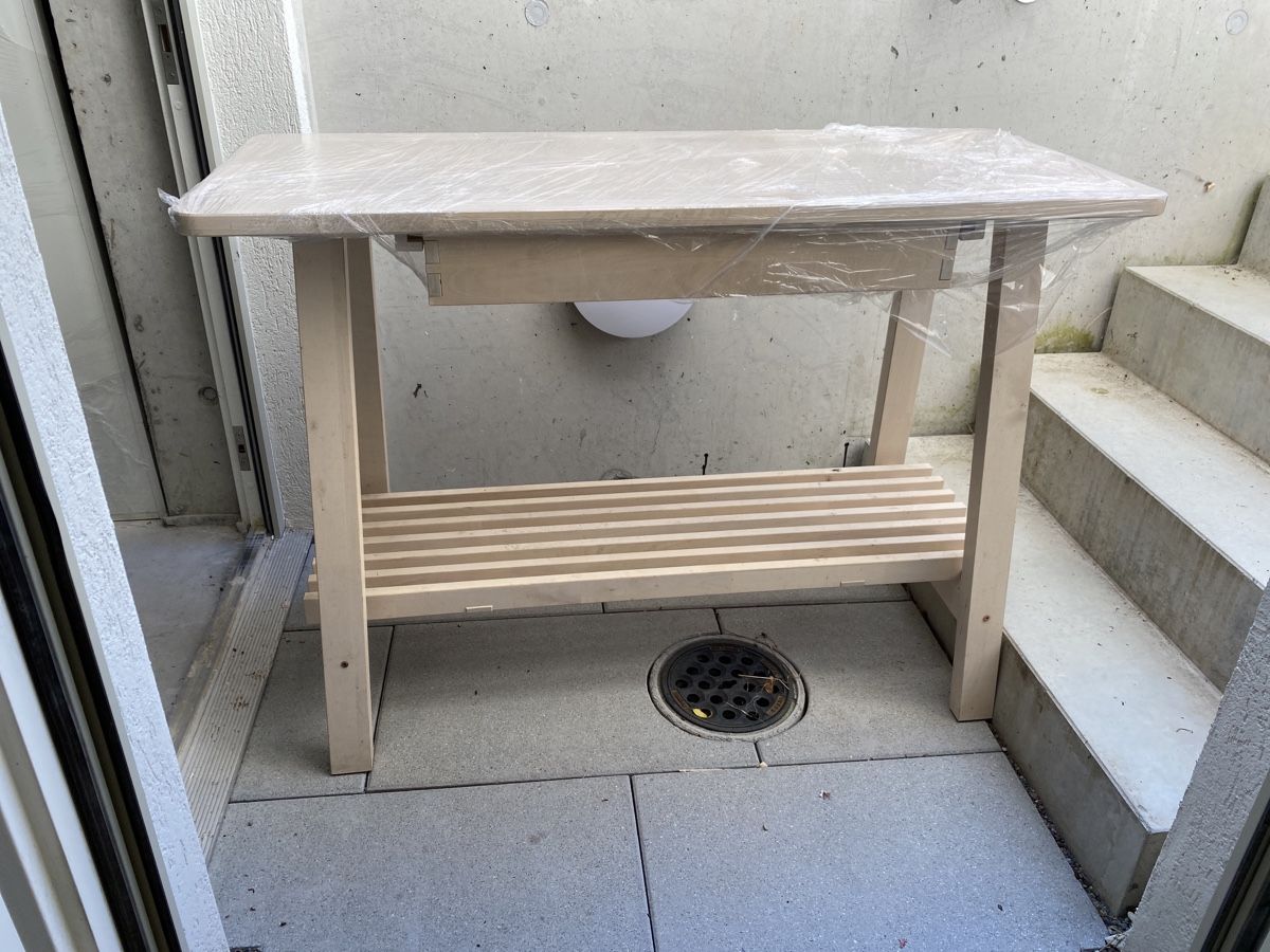 Tische: Solid Wood Side Table / Console Table - As New! – Neu (gemäss Beschreibung) aus Küsnacht ZH von marisac 1