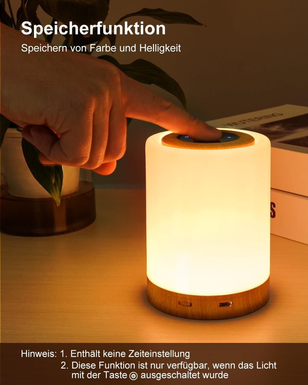 Lampade: 2er Set Nachttischlampe Touch Dimmbar – Nuovo e nell'imballaggio originale da Nuglar venduto da SaleRitter 5
