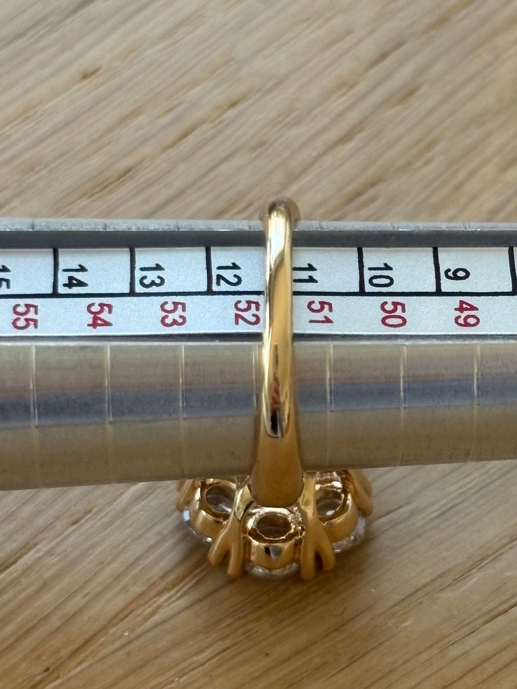 Ringe: Luxus Elegante Gr: 16/6 Ring Gold Farbe – Neu (gemäss Beschreibung) aus Biel-Bienne von Roserosse13 6
