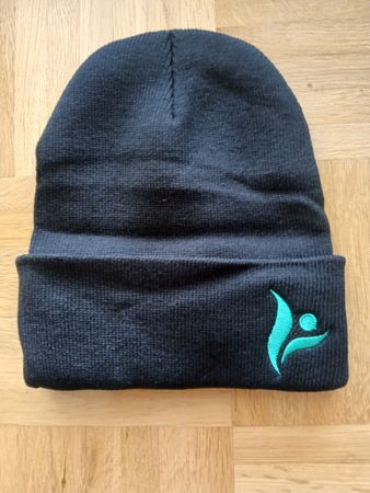 Mütze schwarz mit Logo, fabrikneu