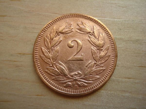 Tutti le monete: (A8)  2 Rappen 1903  VZ- – Usato da Erlach venduto da Net-Coins 1