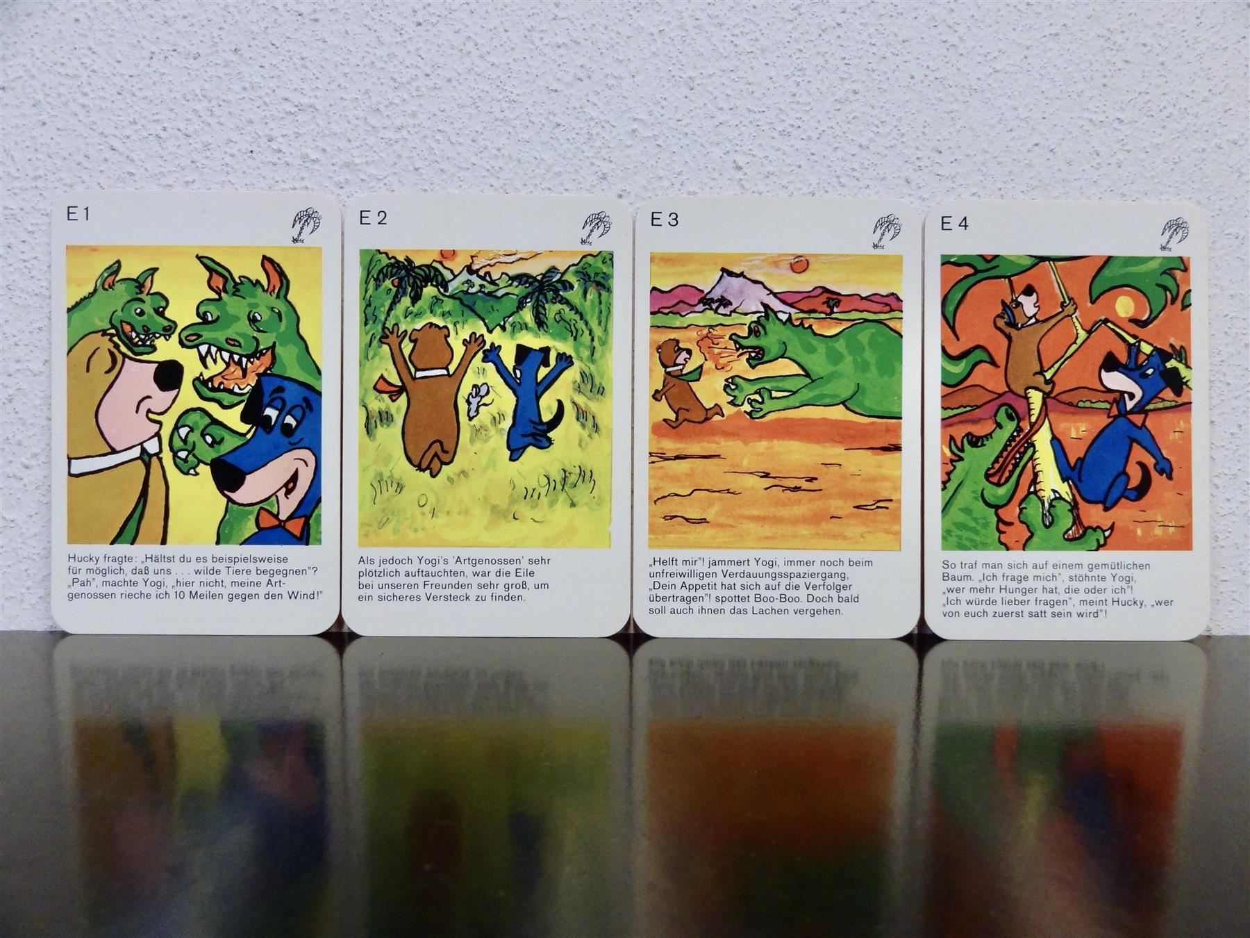 Giochi: Quartett HUCKY + YOGI SCHWARZER PETER – Usato da Kerzers venduto da wisaundso 8