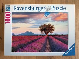 Ravensburger Puzzle, 1000 Teile,  "Lavendelfeld"