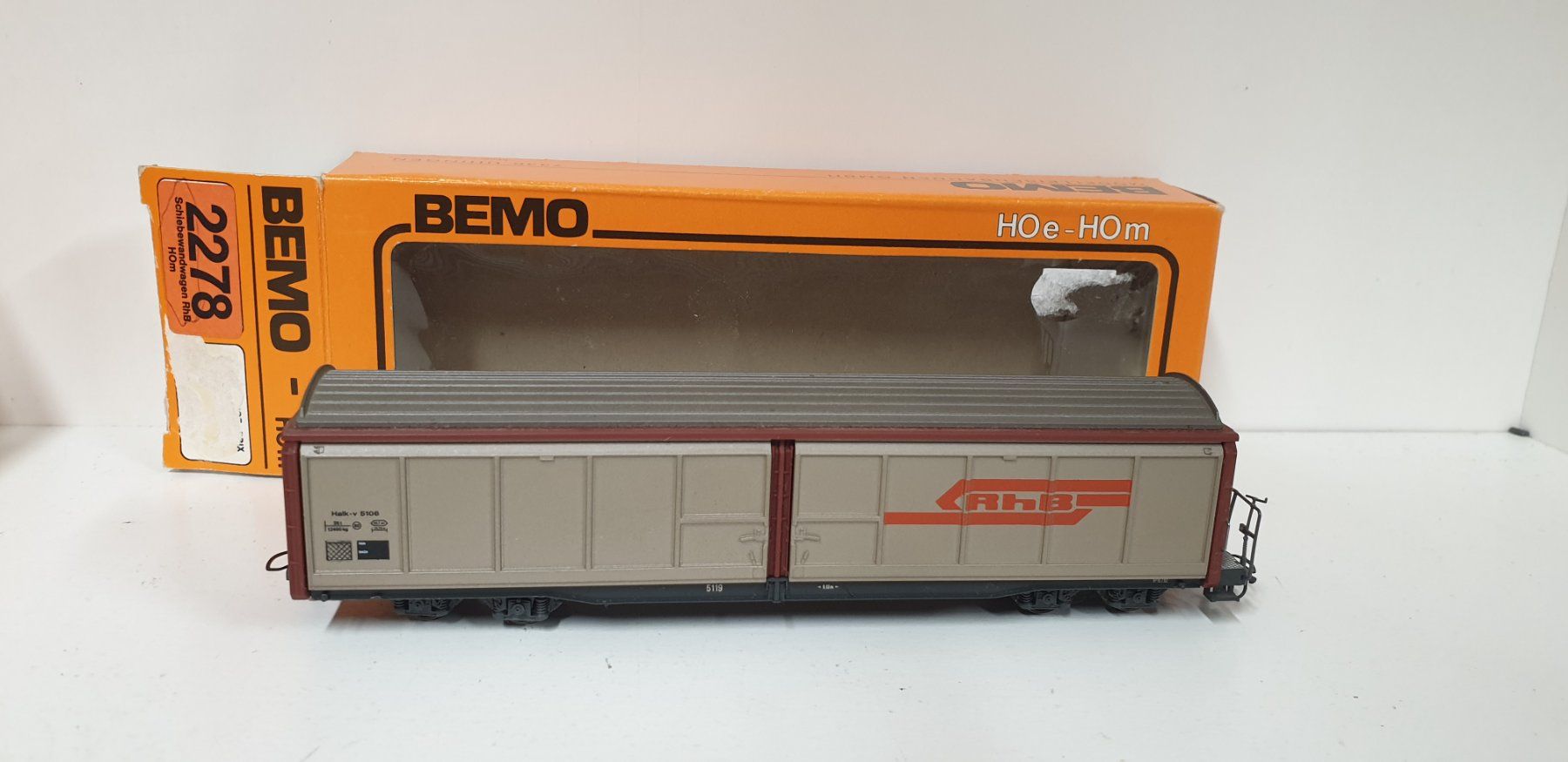 Bemo Modellini di ferrovie: Bemo RhB Schiebewandwagen – Usato da Geroldswil venduto da TopTrain54
