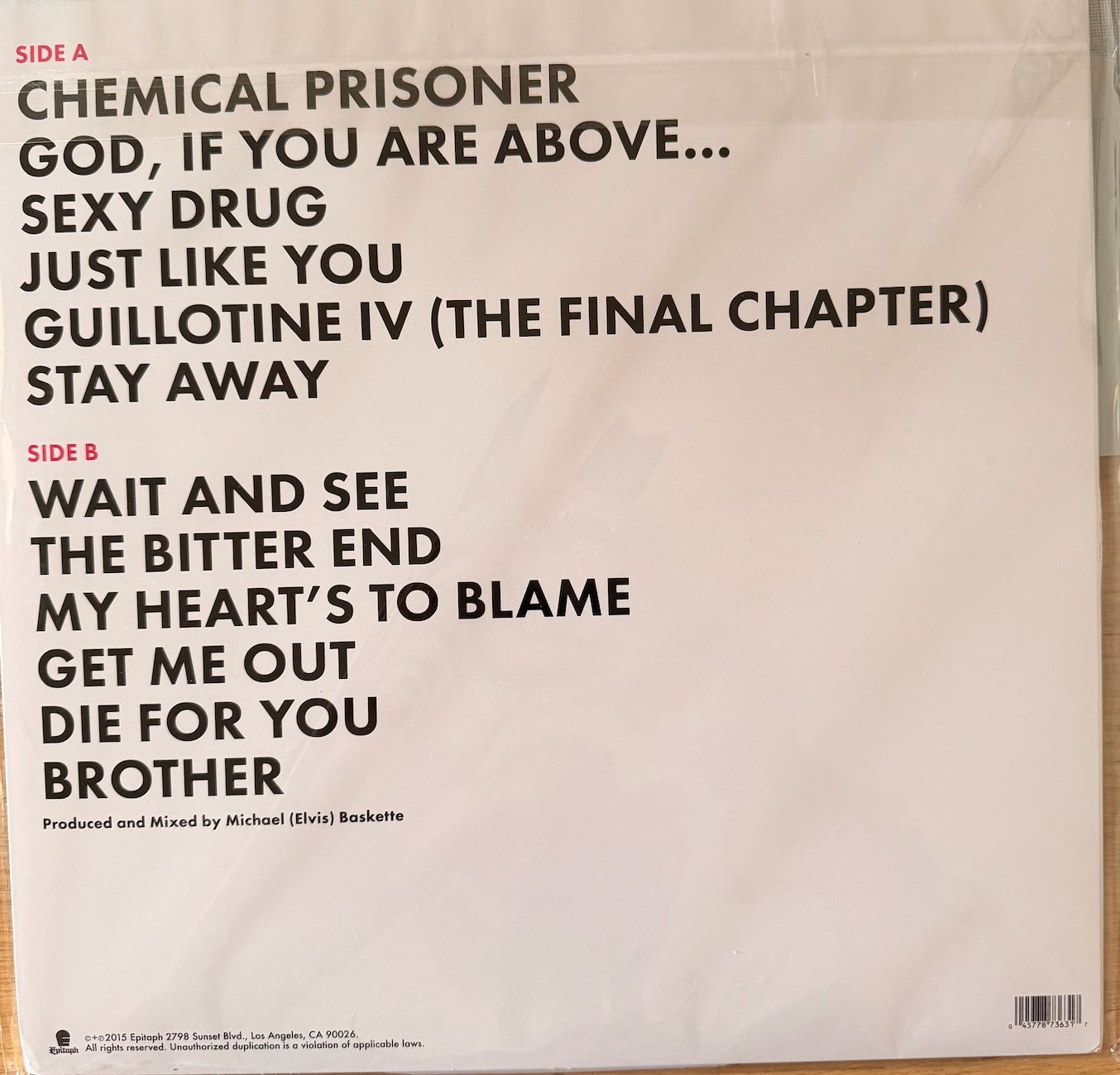 Schallplatten: Falling In Reverse Vinyl Signed Pink Splatter – Neu und originalverpackt aus Lausanne von davzic 1
