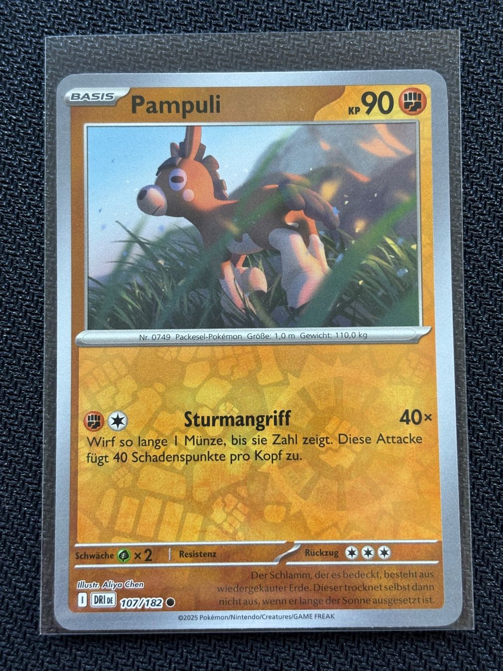Pokémon Sammelbilder & Trading cards: Pampuli (DRI 107) Reverse Holo - Ewige Rivalen - DE – Neu (gemäss Beschreibung) aus Hergiswil NW von Feybyen