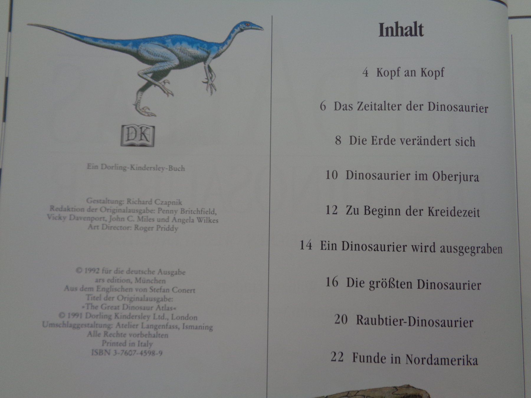 Libri: Bildatlas der Dinosaurier - entdecken - vergleichen – Usato da Chur venduto da Oregano1 1