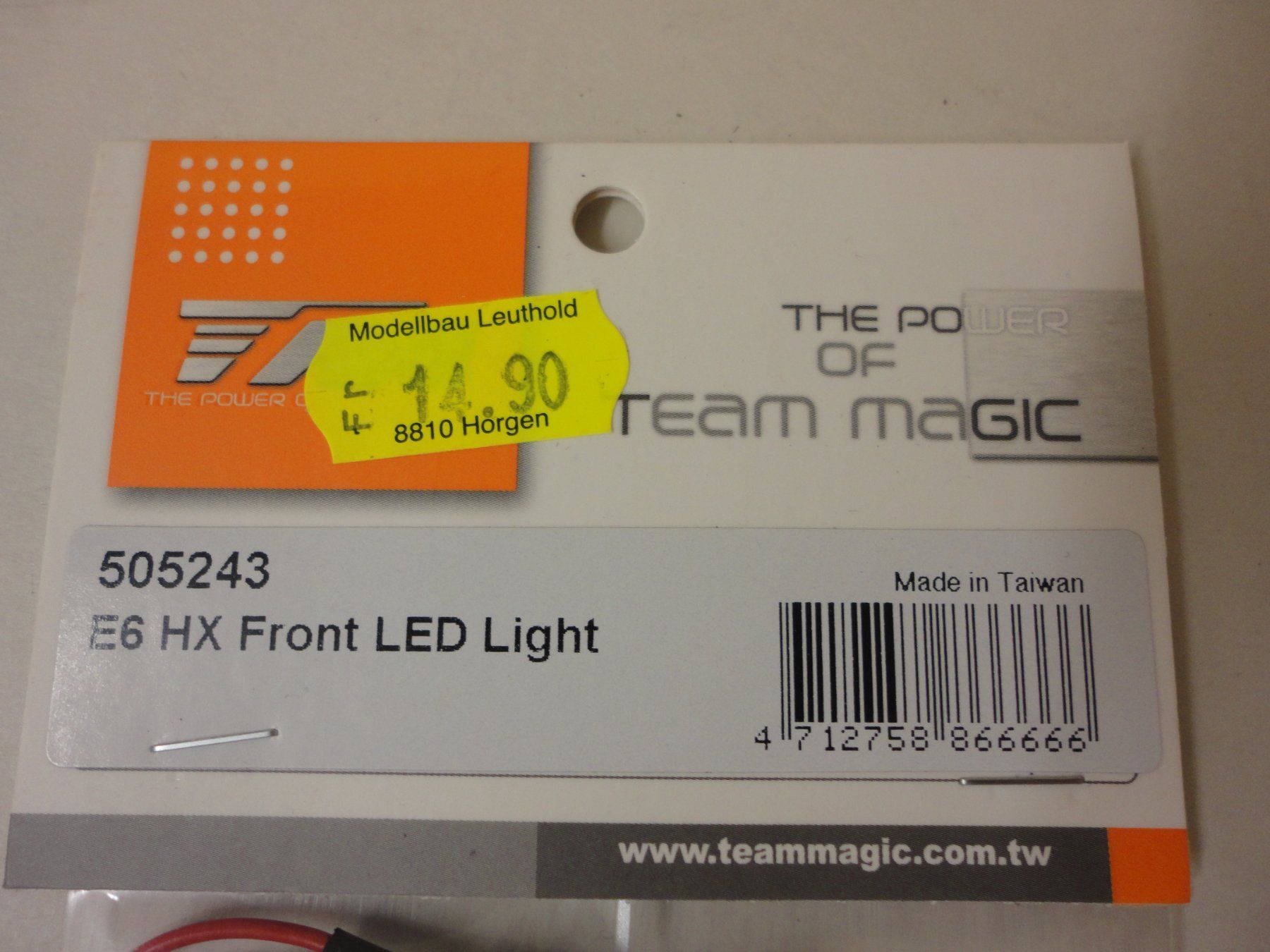 Team Magic Modellismo RC: Team Magic E6 HX Front LED Light - Neu & Original! – Nuovo e nell'imballaggio originale da Horgen venduto da RcModell 1