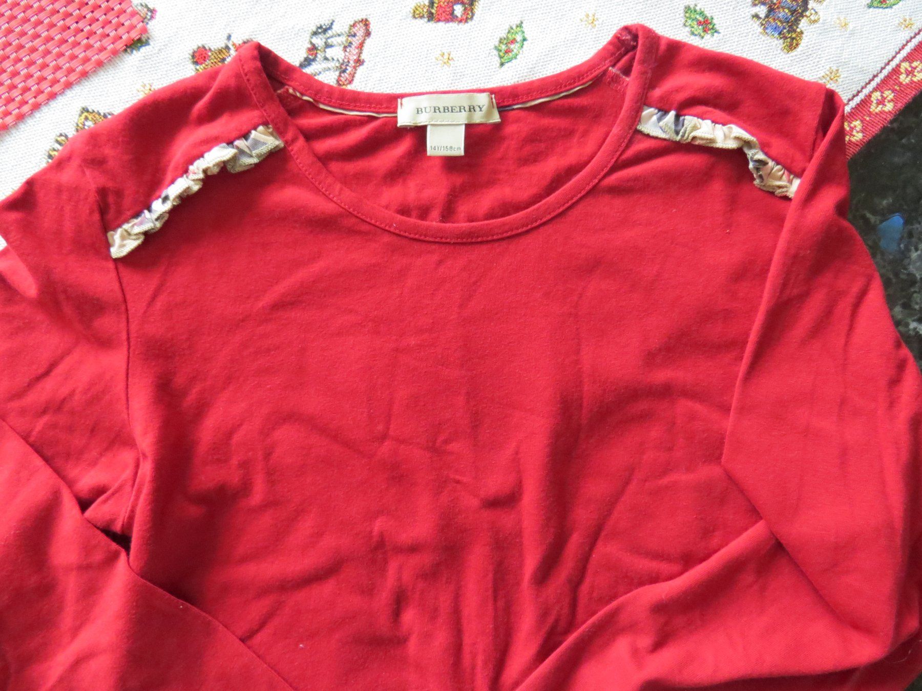 Burberry Camicette, T-shirt & Top: Burberry T- Shirt Gr. 158 – Usato da Einsiedeln venduto da rotgypsy1969 1