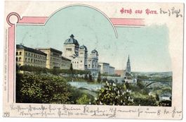 Gruss aus Bern, gelaufen 1900