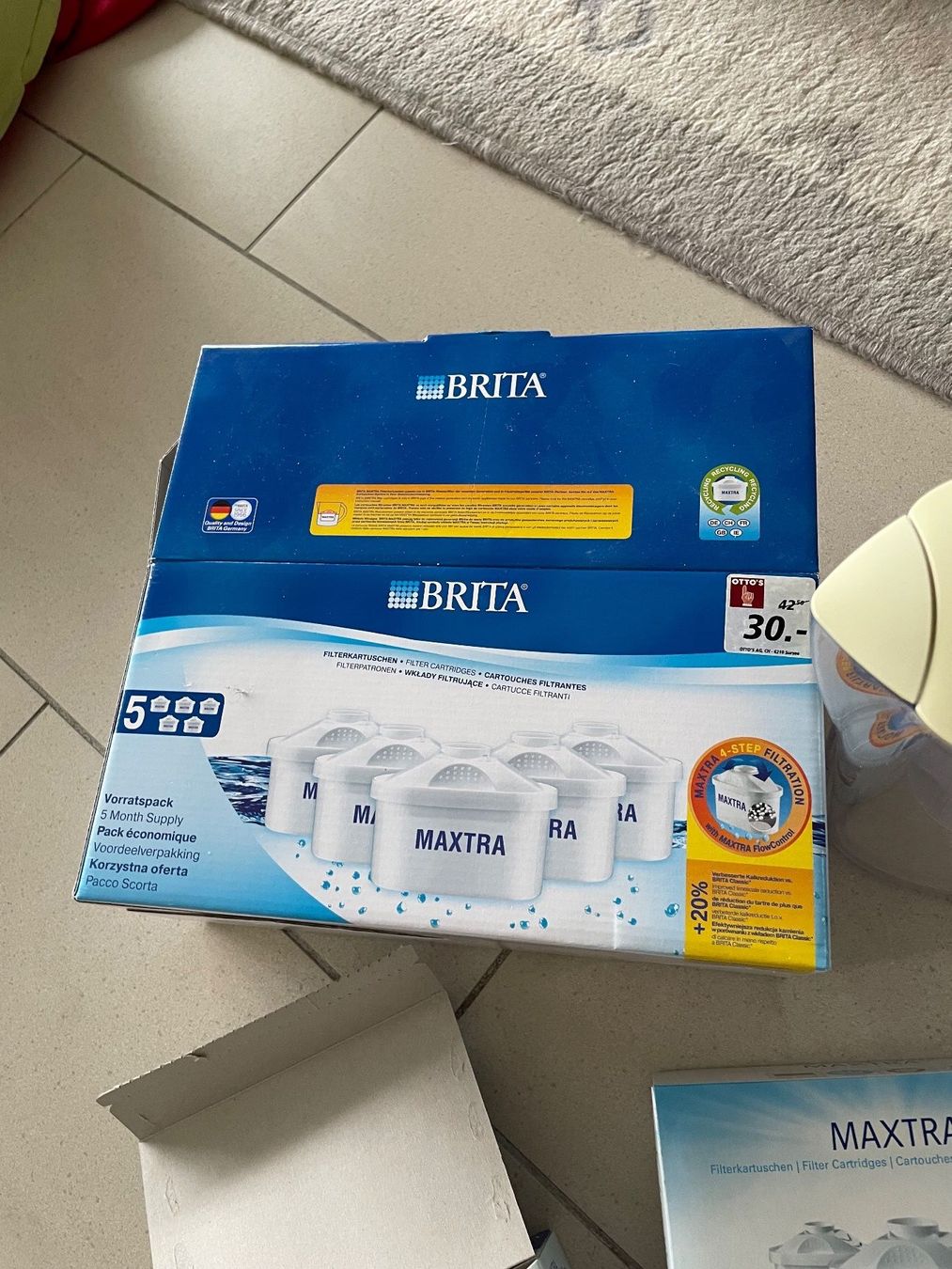 Sanitari: Brita Wasserfilter mit Kartuschen 4 Stk. – Usato da Zug venduto da falama 1
