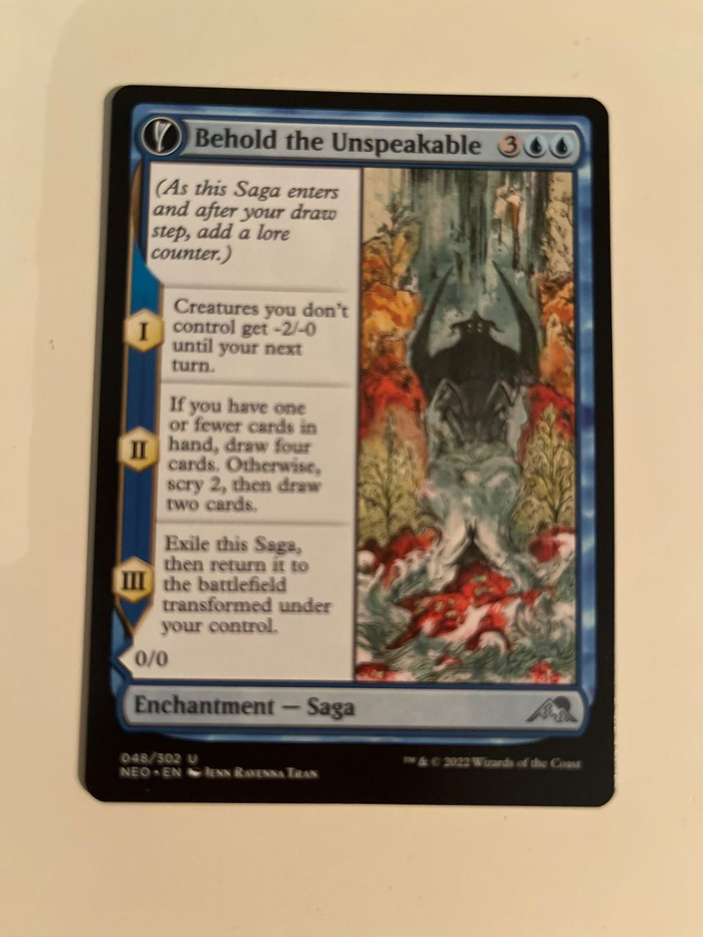 Magic The Gathering Carte collezionabili: 1 x Behold the Unspeakable - Magic: The Gathering - MtG – Usato da Kriens venduto da Shadi1980