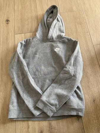 Pull Nike gris chiné, taille enfant L 148-157cm