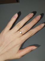 Ring mit Zirkonia Stein, Grösse 54💍