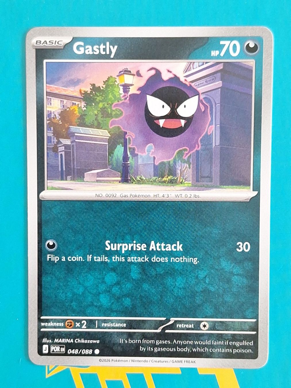 Pokémon Carte collezionabili: Gastly Nebulak - Pokemon Perfect Order – Usato da Altstätten SG venduto da GGsGameshop
