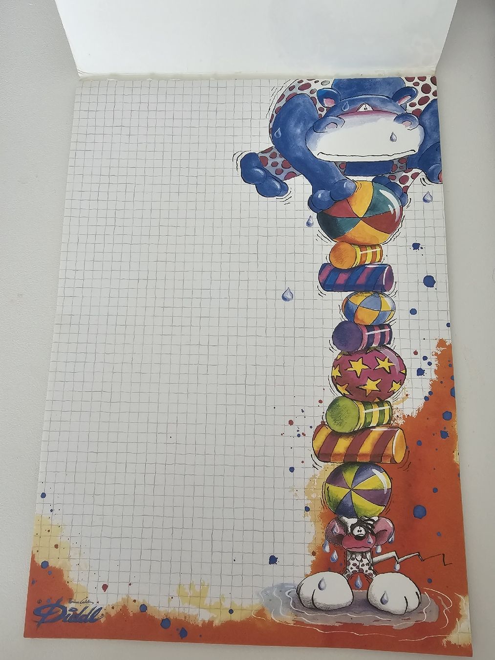 Schreibblöcke: Diddl Blockblatt alt Nr. 46 – blockfrisch, A4 – Neu (gemäss Beschreibung) aus Nottwil von fa_el 1
