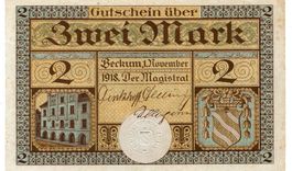 Beckum 2 Mark 01.11.1918 VZ+-VZ++ Kuhszene