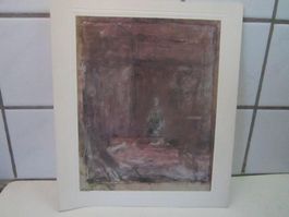 Poster von Alberto-Giacometti La Märe De L Artiste Sig.1951.