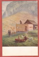 Pro Juventute Karte Nr. 81 - mit PJ-Marke 1921 gestempelt