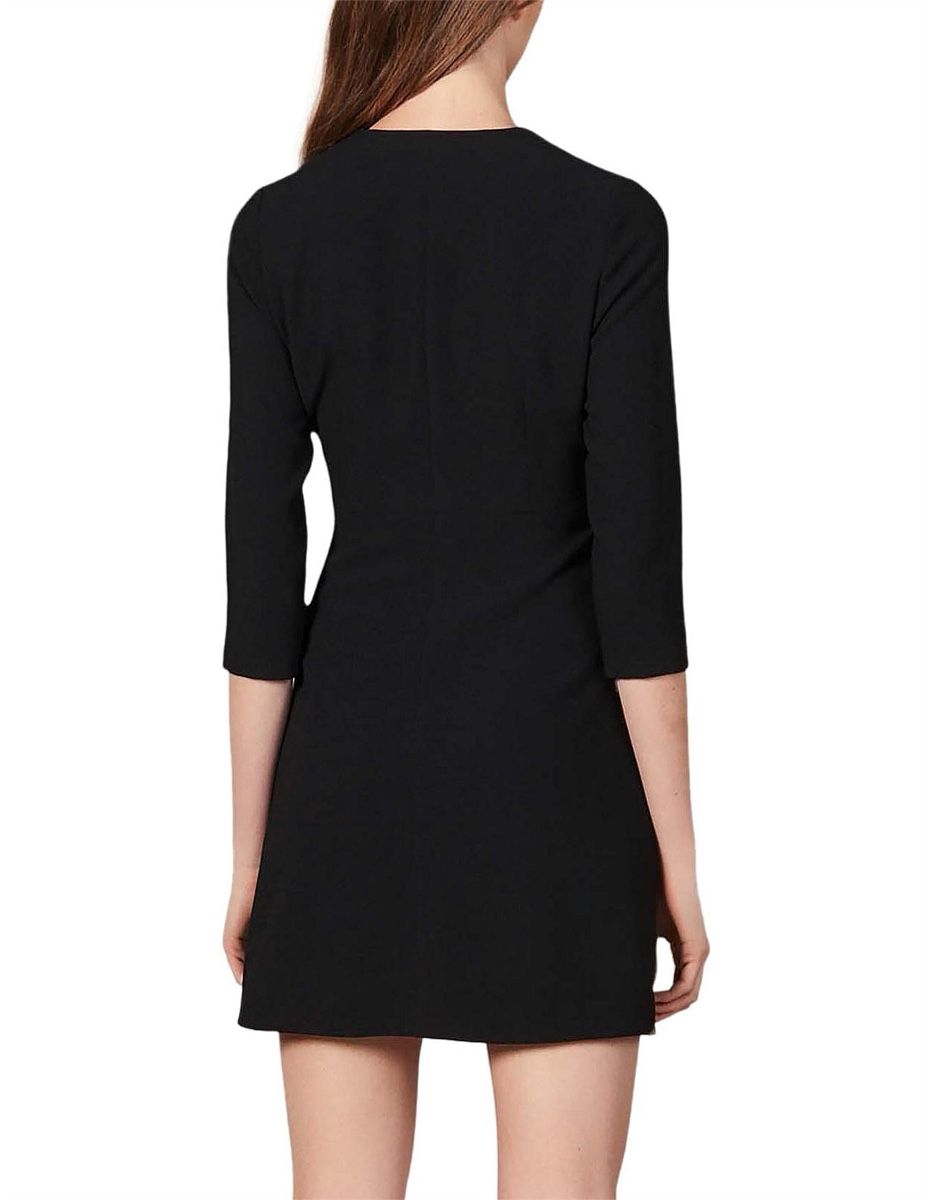 Sandro Vestiti: Sandro , Elegantes, kurzes, schwarzes Kleid, Grösse S – Nuovo (secondo la descrizione) da Worblaufen venduto da fortuna.. 1